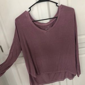 American eagle 3/4 sleeve shirt